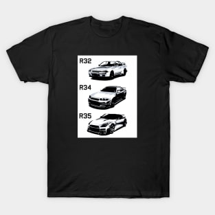 Evolution Nissan GTR T-Shirt